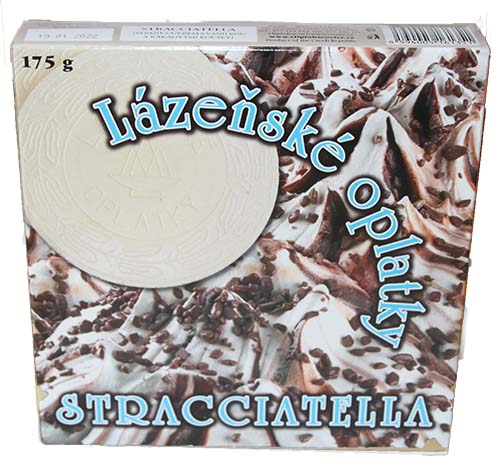 Lázeňské oplatky Stracciatella (sypané) 175g