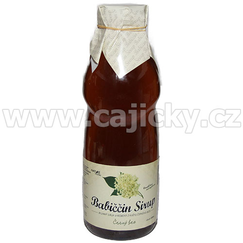 Babiččin bylinný sirup - Černý bez 0.5l