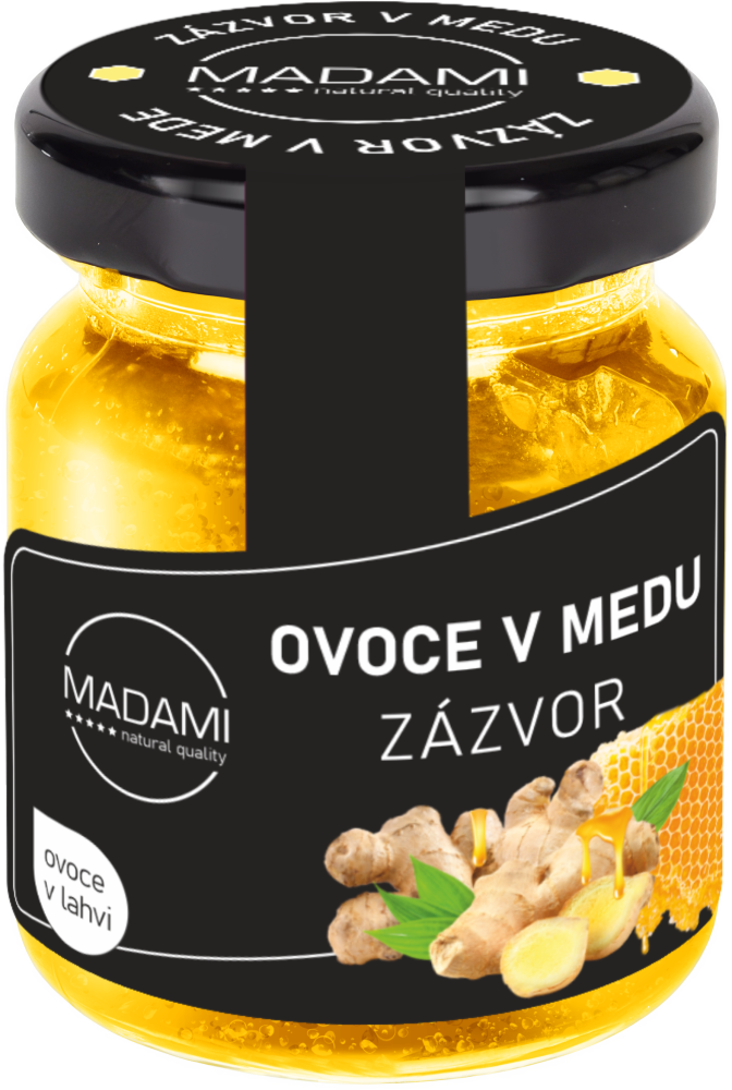 Madami ochucený med Zázvor 55ml
