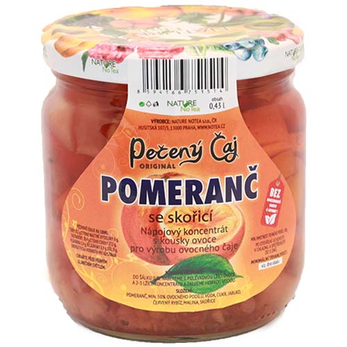 Pečený čaj Notea - Pomeranč se skořicí 430ml