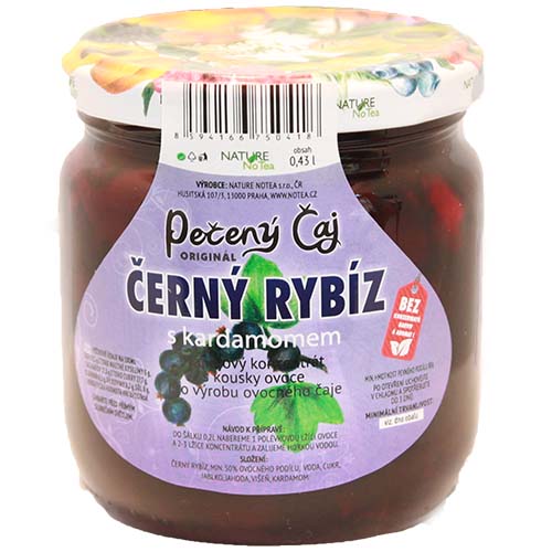 Pečený čaj Notea - Černý rybíz s kardamomem 430ml