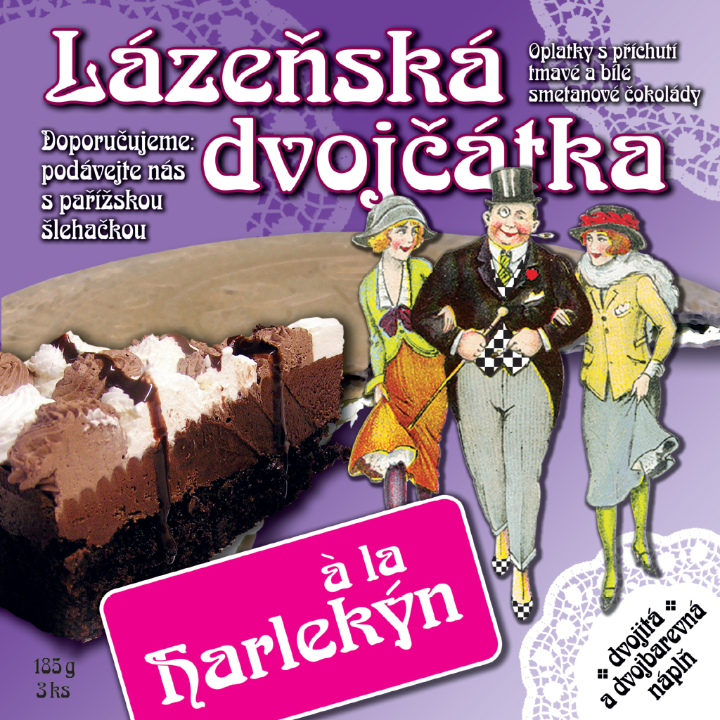 Lázeňské oplatky Harlekýn 185g