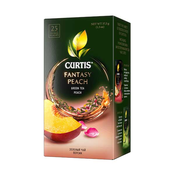 Čaj zelený Curtis Fantasy Peach (25 sáčků)