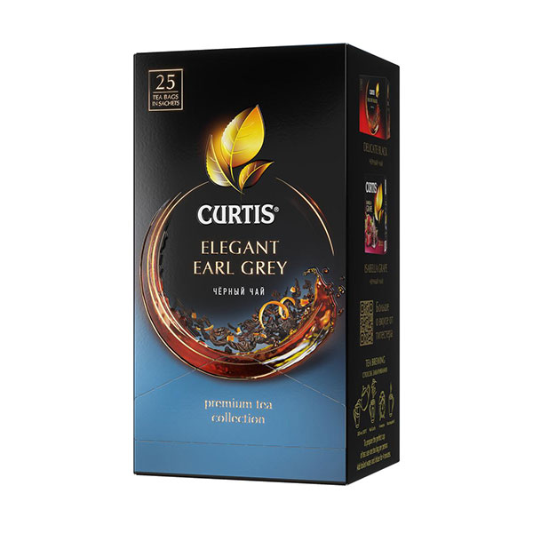 Čaj černý Curtis Elegant Earl Grey (25 sáčků)