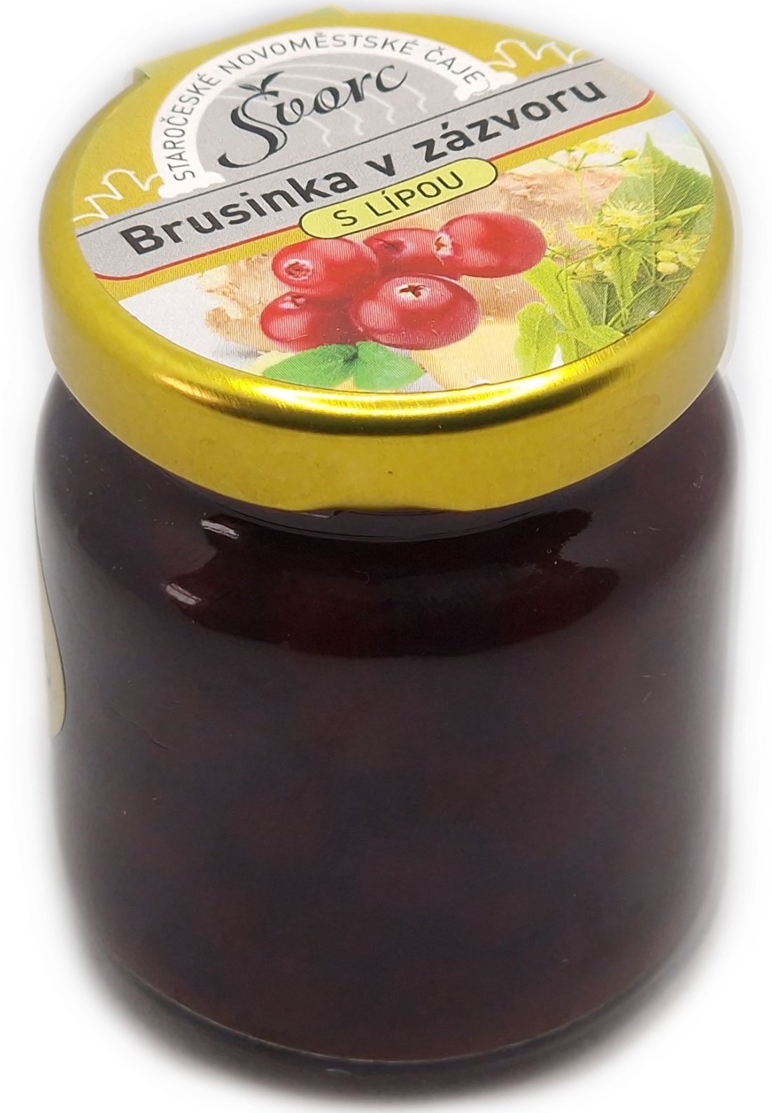 Staročeské Novoměstské čaje - Brusinka v zázvoru 60ml