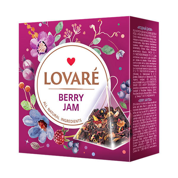 Čaj Lovaré Berry Jam (15 pyramid)