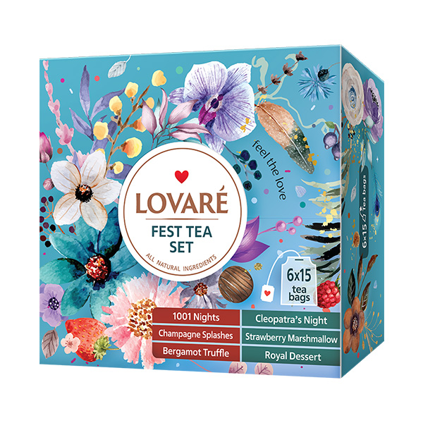 Kolekce čajů Lovaré Fest Tea Set (90 sáčků)