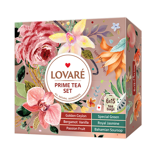 Kolekce čajů Lovaré Prime Tea Set (90 sáčků)