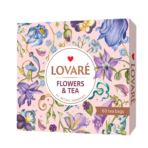 Kolekce čajů Lovaré Portfolio Flowers & Tea (60 sáčků)
