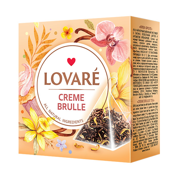 Čaj Lovaré Creme Brulee (15 pyramid)