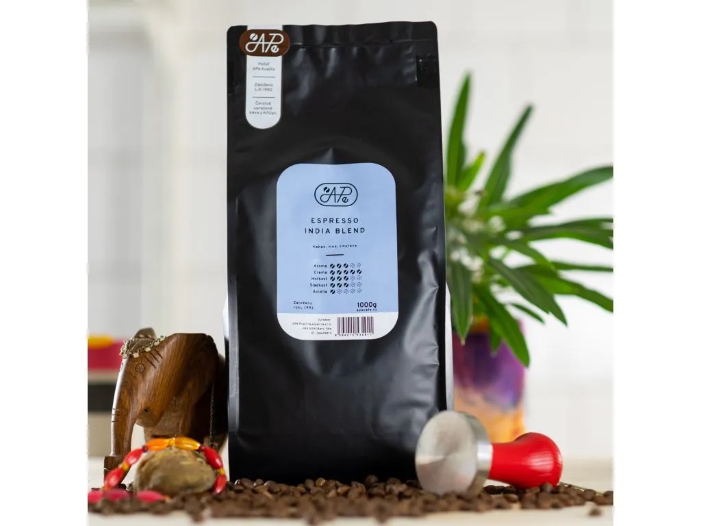 Zrnková káva Ape Espresso India Blend 1000g