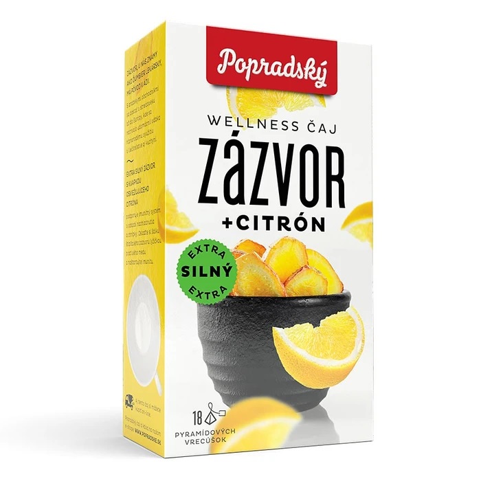 Popradský wellness čaj - Zázvor a Citron