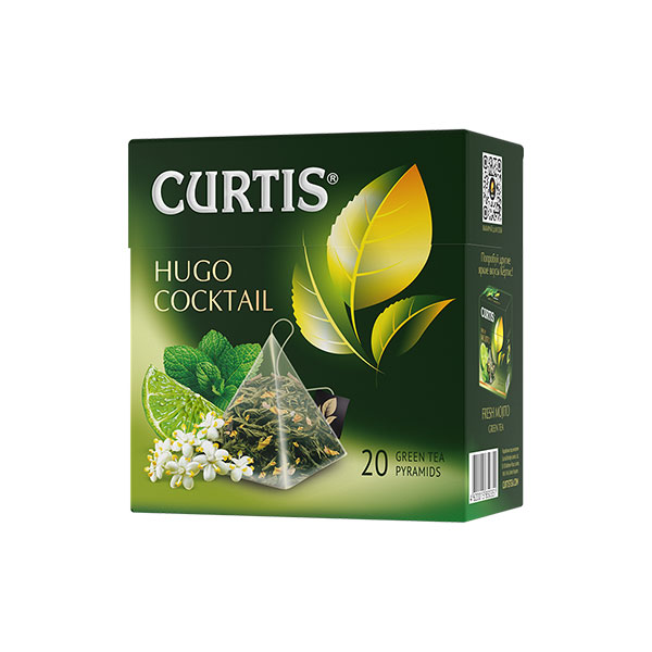 Curtis zelený čaj Hugo Cocktail pyramidy 20 ks