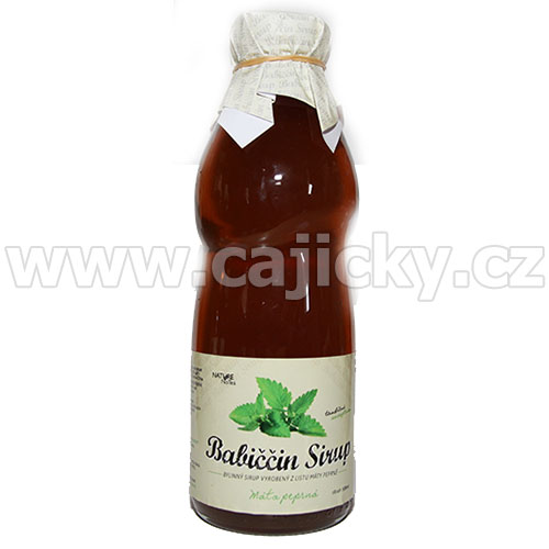 Babiččin bylinný sirup - Máta 0.5l