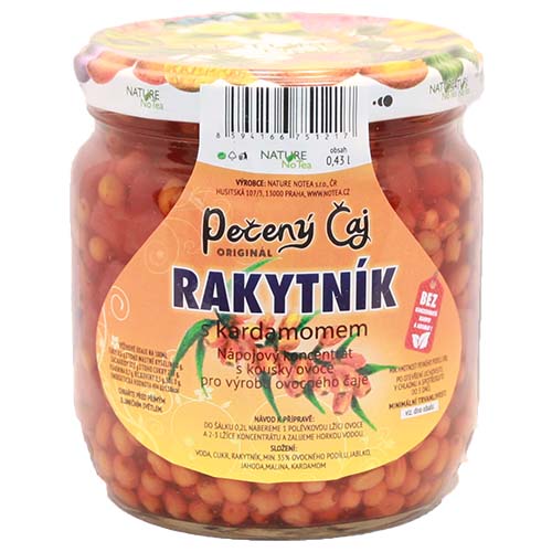 Pečený čaj Notea - Rakytník s kardamomem 430ml