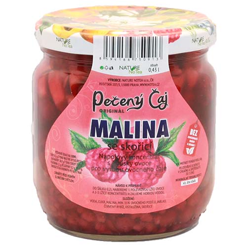 Pečený čaj Notea - Malina se skořicí 430ml