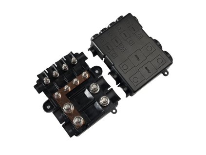 Pojistkový blok 2xMEGA/4xMIDI