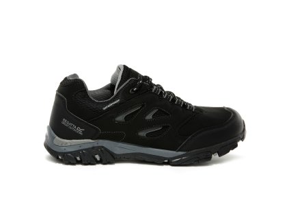 Dětské trekové boty Regatta RKF572 Holcombe Low černá | RGT01435_9V8