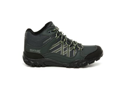 Dětská treková obuv Edgepoint Mid JNR RKF622 tm. zelená (Velikost 32)