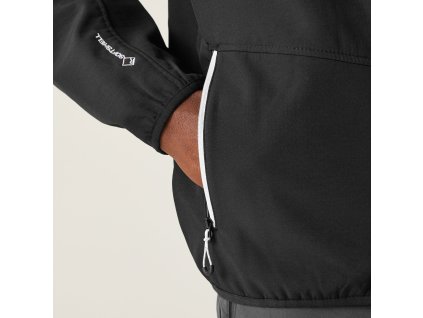 Pánská softshellová bunda AREC III RML218 černá | RGT01439_800
