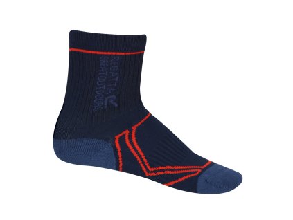 Dětské funkční ponožky RKH034 TrekTrail 2pack tm. modrá | RGT01500_36E
