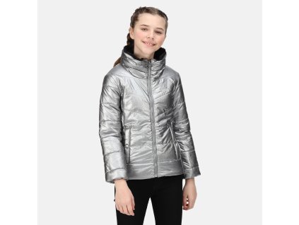 Dívčí zimní bunda Vedetta RKN107 stříbrná | RGT01576_2DM