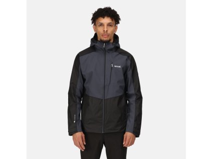 Pánská outdoorová bunda Highton Stretch Jacket II RMW357 šedoomodrá (Velikost M)