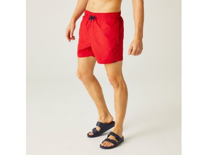 Pánské koupací šortky Mawson III RMM016 red | RGT01740_2EY