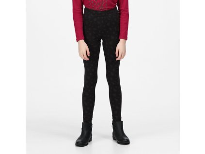 Dívčí elastické kalhoty Abbeline RKJ117 černá | RGT01766_FZB