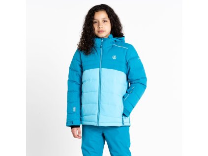 Dětská zimní lyžařská bunda Cheerful II DKP399 tyrkys-modrá (Velikost 104)