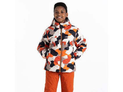 Dětská zimní lyžařská bunda Liftie Jacket DKP415 oranžová (Velikost 116)