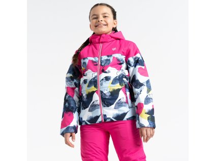 Dětská zimní lyžařská bunda Liftie Jacket DKP415 růžová (Velikost 140)