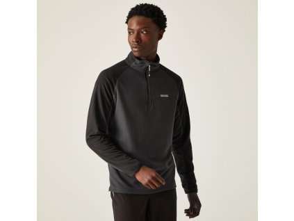 Pánská fleece mikina Elson II RMA522 šedá/černá | RGT02055_61G