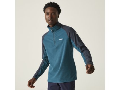 Pánská fleece mikina Elson II RMA522 tm. modrá/modrá | RGT02055_V12