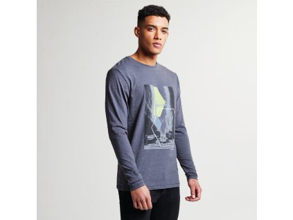 Pánské triko s dlouhým rukávem Fused Tee DMT452 šedá | RGT02065_3PD