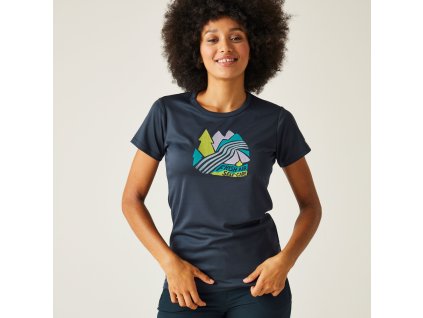 Dámské funkční triko Fingal VIII RWT310 navy | RGT02100_540