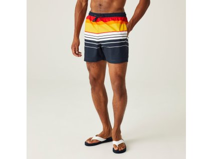 Pánské plavky Loras RMM014 navy-orange | RGT02141_F04