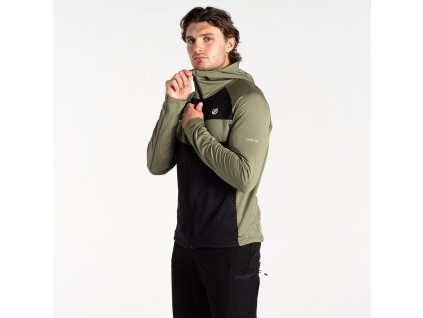 Pánská funkční mikina Touring II Stretch DML581 olive/black (Velikost L)