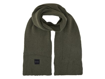 Pletená zimní šála Connora Scarf RUC106 dark khaki | RGT02222_41C