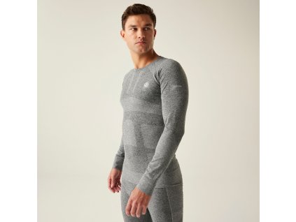 Pánské bezešvé termotriko In The Zone III L/S DMU416 charcoal (Velikost XL/XXL)