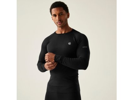 Pánské bezešvé termotriko In The Zone III L/S DMU416 black (Velikost S)