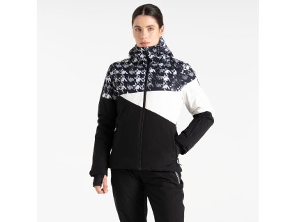 Dámská zimní lyžařská bunda Ice Jacket III DWP593 black distres (Velikost 40)