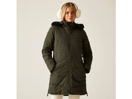 Dámský kabát Striking III DWP607 dark khaki | RGT02271_41C