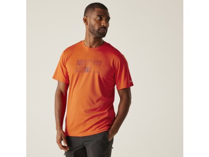 Pánské funkční triko Fingal IX RMT310 tangerine tango | RGT02279_4L2