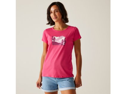 Dámské bavlněné triko Breezed V RWT339 pop | RGT04061_81Z