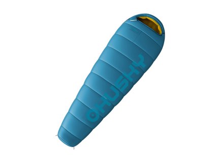 Syntetický třísezónní prodloužený spacák Husky -10°C LONG modrá (Velikost OneSize)