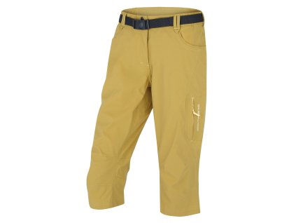 Dámské 3/4 kalhoty Klery L žlutozelená (Velikost S)