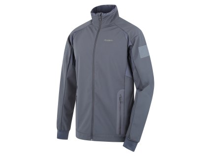 Pánská softshell bunda Scooby M dk. grey (Velikost M)