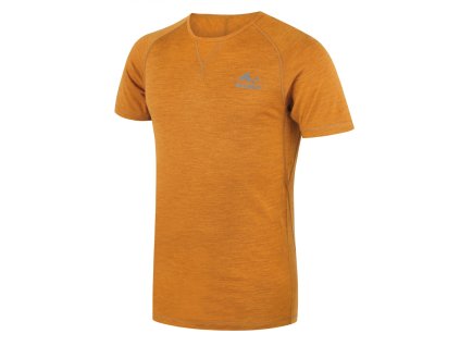 Merino termoprádlo triko Mersa M mustard (Velikost M)