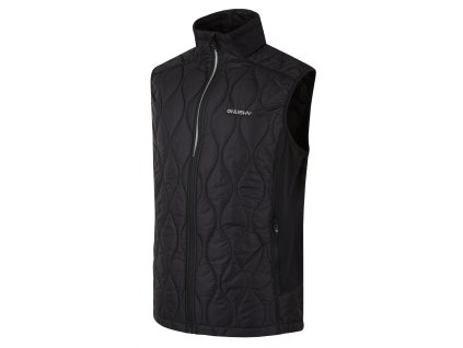 Pánská plněná ultralehká vesta Nimesie M black (Velikost XXXL)